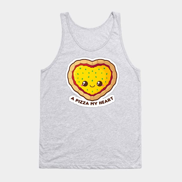 A Pizza My Heart Tank Top by longford